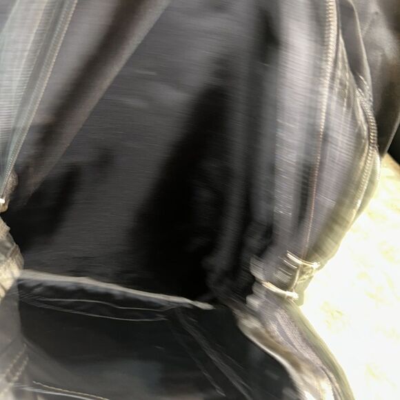 L.L. Bean Black/Silver Back Pack - Picture 5 of 7